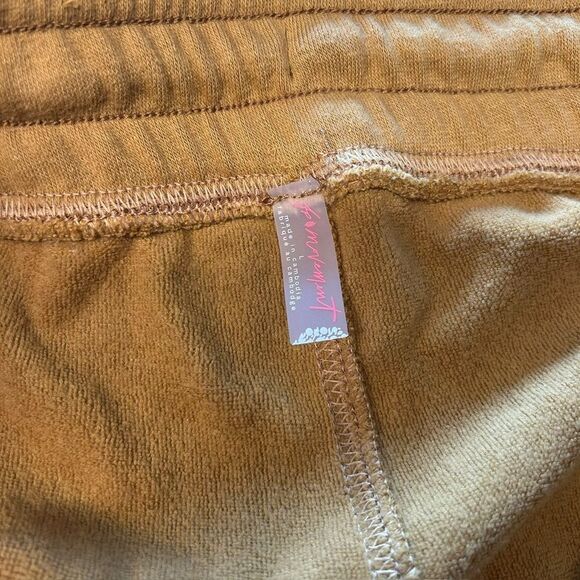 Free People‎ Movement Women’s L Circle Back Joggers Burnt Gold Baggy Yoga Hippie - Picture 4 of 12